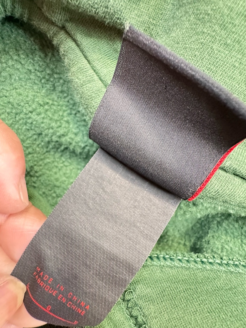 Nike x Stranger Hoodie Men's Large Green Cotton Hawkins Phys Ed Pullover Stretch - Picture 3 of 11